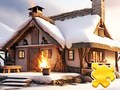 Cluiche Jigsaw Puzzle: Snow House