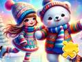 Cluiche Jigsaw Puzzle: Girl On The Rink