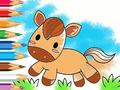 Cluiche Coloring Book: Running Horse