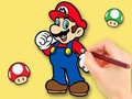 Cluiche Coloring Book: Dwarf Holds Flower