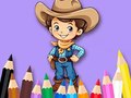 Cluiche Coloring Book: Cowboy
