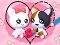 Cluiche  Love Cat Draw Puzzle