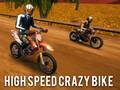 Cluiche High Speed Crazy Bike