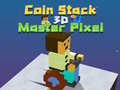 Cluiche Coin Stack Master Pixel 3D