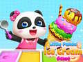 Cluiche Little Panda Ice Cream Game