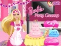 Cluiche Barbie Party Cleanup