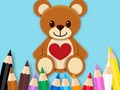 Cluiche Coloring Book: Toy Bear