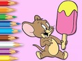 Cluiche Coloring Book: Ice Cream Jerry