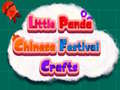 Cluiche Little Panda Chinese Festival Crafts