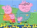 Cluiche Jigsaw Puzzle: Peppa Pig Feed Ducks