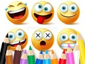 Cluiche Coloring Book: Funny Emoji