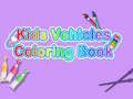 Cluiche Kids Vehicles Coloring Book