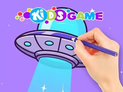 Cluiche Coloring Book: Spaceship In Planet