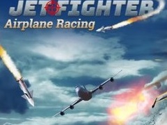 Cluiche Jet Fighter Airplane Racing