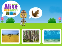 Cluiche World of Alice Animal Habitat