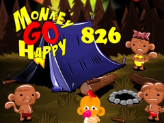 Cluiche Monkey Go Happy Stage 826