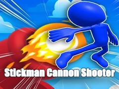 Cluiche Stickman Cannon Shooter