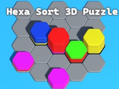 Cluiche Hexa Sort 3D Puzzle