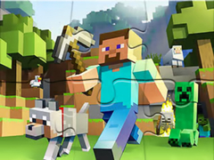 Cluiche Jigsaw Puzzle: Minecrafter