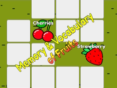 Cluiche Memory & Vocabulary of Fruits