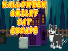 Cluiche Halloween Smiley Cat Escape