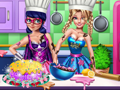 Cluiche SuperHero Cooking Contest