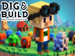 Cluiche Dig & Build Miner Merge