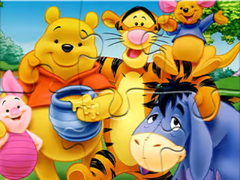 Cluiche Jigsaw Puzzle: Winnie With Friends