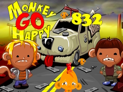 Cluiche Monkey Go Happy Stage 832