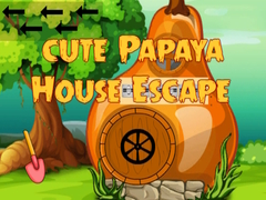 Cluiche Cute Papaya House Escape