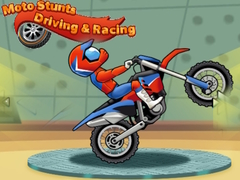 Cluiche Moto Stunts Driving & Racing