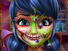 Cluiche Dotted Girl Halloween Makeup