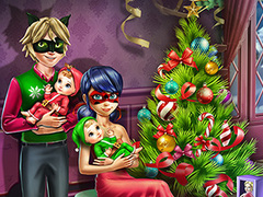 Cluiche Dotted Girl Family Christmas