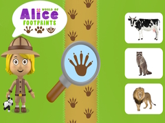 Cluiche World of Alice Footprints