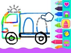 Cluiche Toddler Drawing: Ambulance