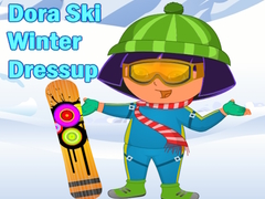 Cluiche Dora Ski Winter Dressup