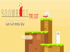 Cluiche Snowball The Cat Catch and Go