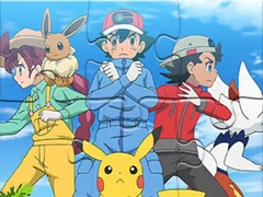 Cluiche Jigsaw Puzzle: Pokemon Clan
