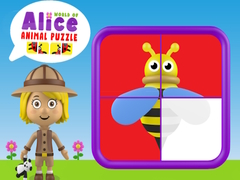 Cluiche World of Alice Animals Puzzle