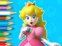 Cluiche Coloring Book: Young Princess Peach