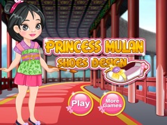 Cluiche Princess Mulan Shoes Design