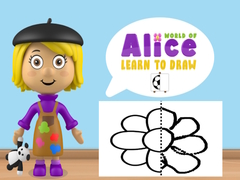 Cluiche World of Alice Learn to Draw