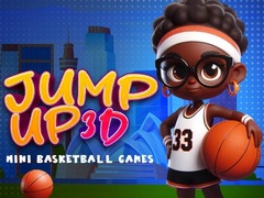 Cluiche Jump Up 3D: Mini Basketball