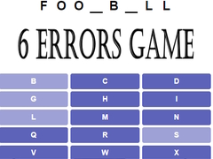 Cluiche 6 Errors Game