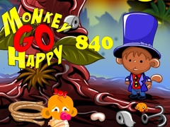 Cluiche Monkey Go Happy Stage 840