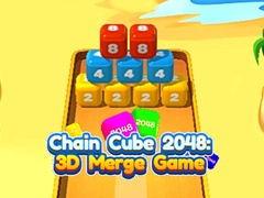 Cluiche Chain Cube 2048: 3D Merge Game