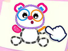 Cluiche Toddler Drawing: Little Bear