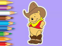 Cluiche Coloring Book: Cowboy Winnie