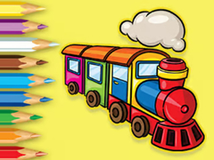 Cluiche Coloring Book: Running Train