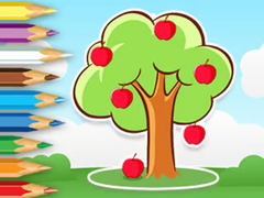 Cluiche Coloring Book: Apple Tree